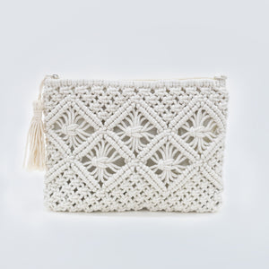 Boho Macrame Clutch
