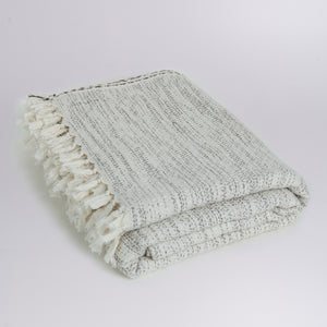 Cotton Handwoven Throw Blanket